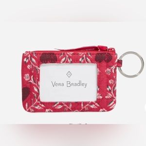 NEW BESTSELLER❤️ Zip ID Case. With Imperial Hearts Red. PERFECT GIFT!!!